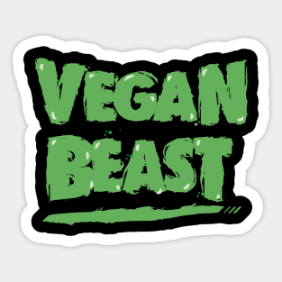 Vegan Beast Sticker